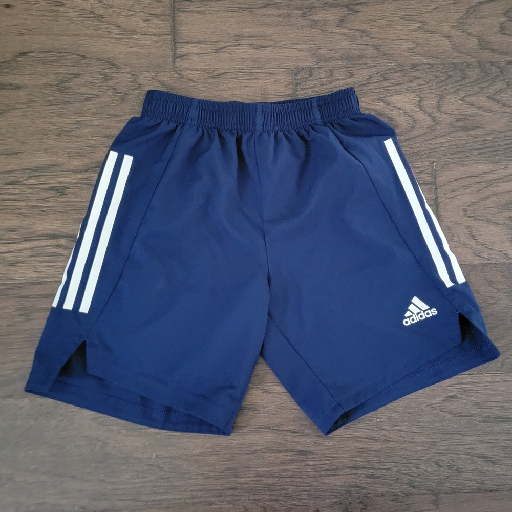Adidas Kids Dark Blue Athletic Shorts